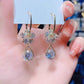 ✨Buy one get one free（2 pairs）✨Fashion flower crystal earrings